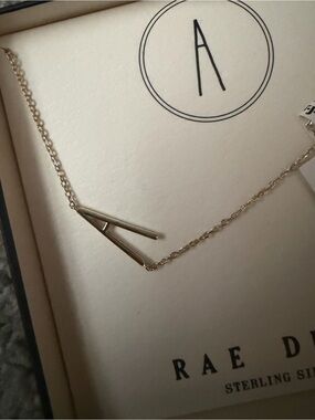 Rae Dunn Gold Initial 'A' Pendant Necklace